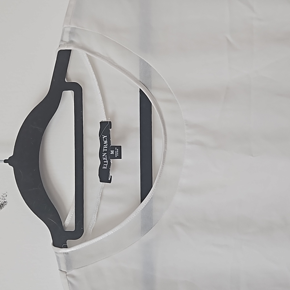 Elen Tracy Cream Blouse with sheer Accents, medium